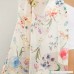 Kimono Cardigan Chiffon Bikini Beach Cover up Floral Printed 3 4 Sleeve Women Swimwear A B073JPYDZY
